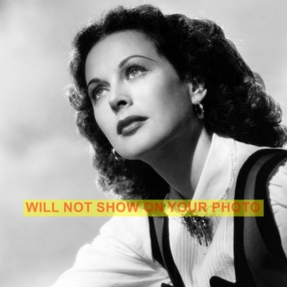 Collectible Photographic Image 8x10 Of Beautiful Retro Actress Hedy Lamarr